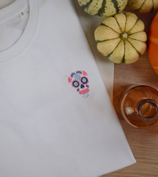 Dia de los Muertos Embroidered Tee