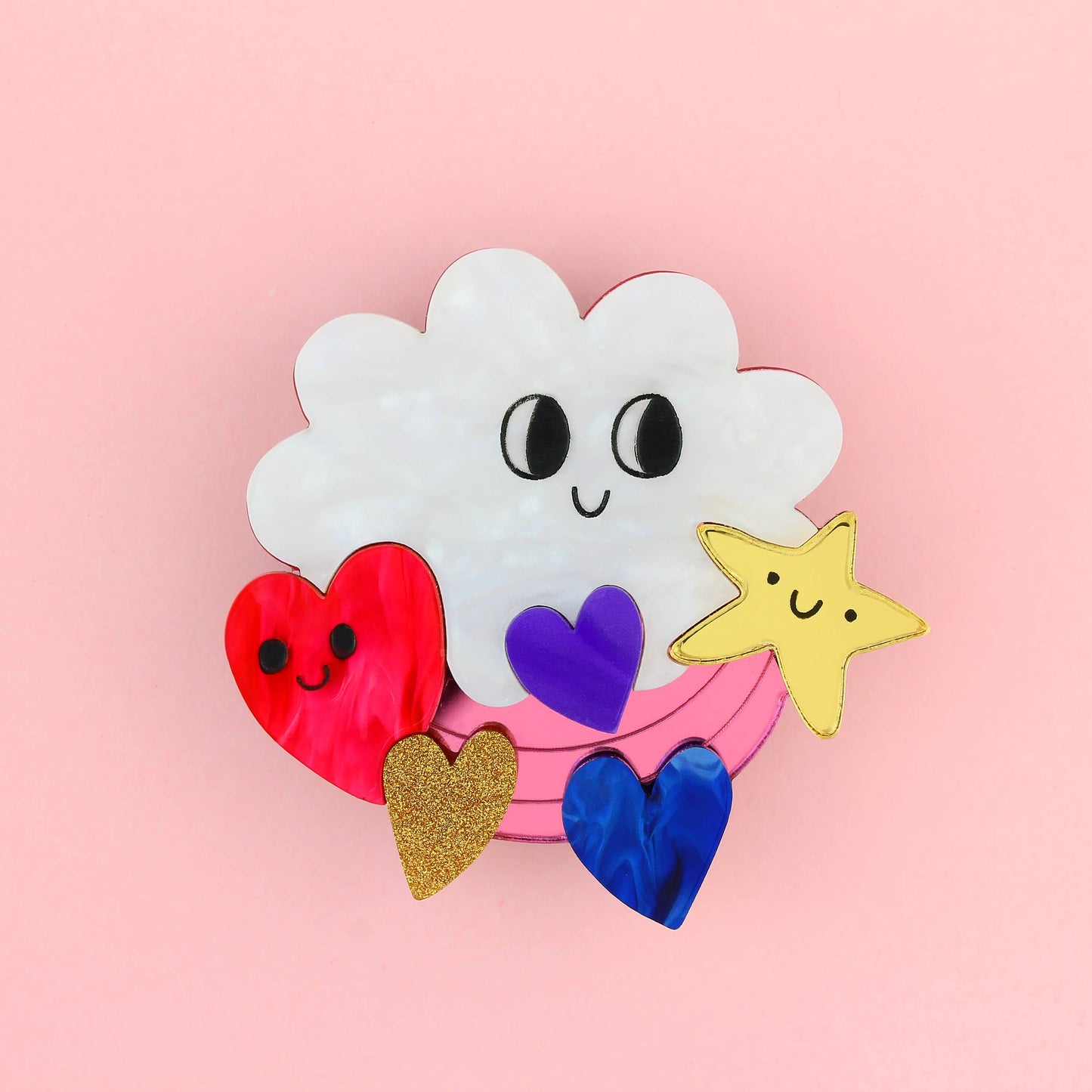 Doodllery Cloud Brooch