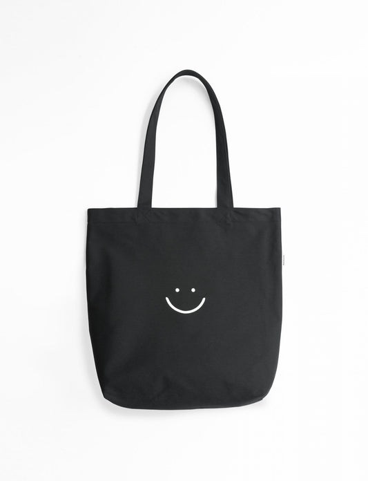 Japanese Canvas Pocket Tote Bag Black
