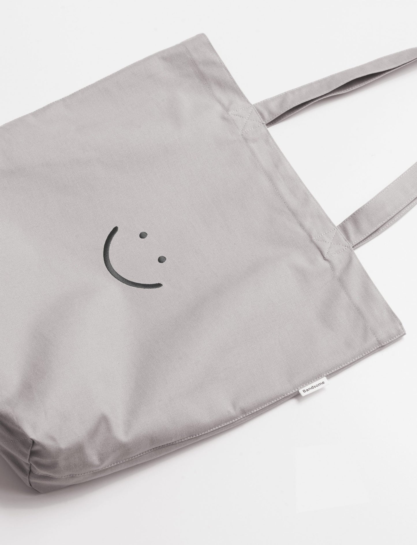 Japanese Canvas Pocket Tote Bag Grey