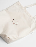 Japanese Canvas Pocket Tote Bag Natural